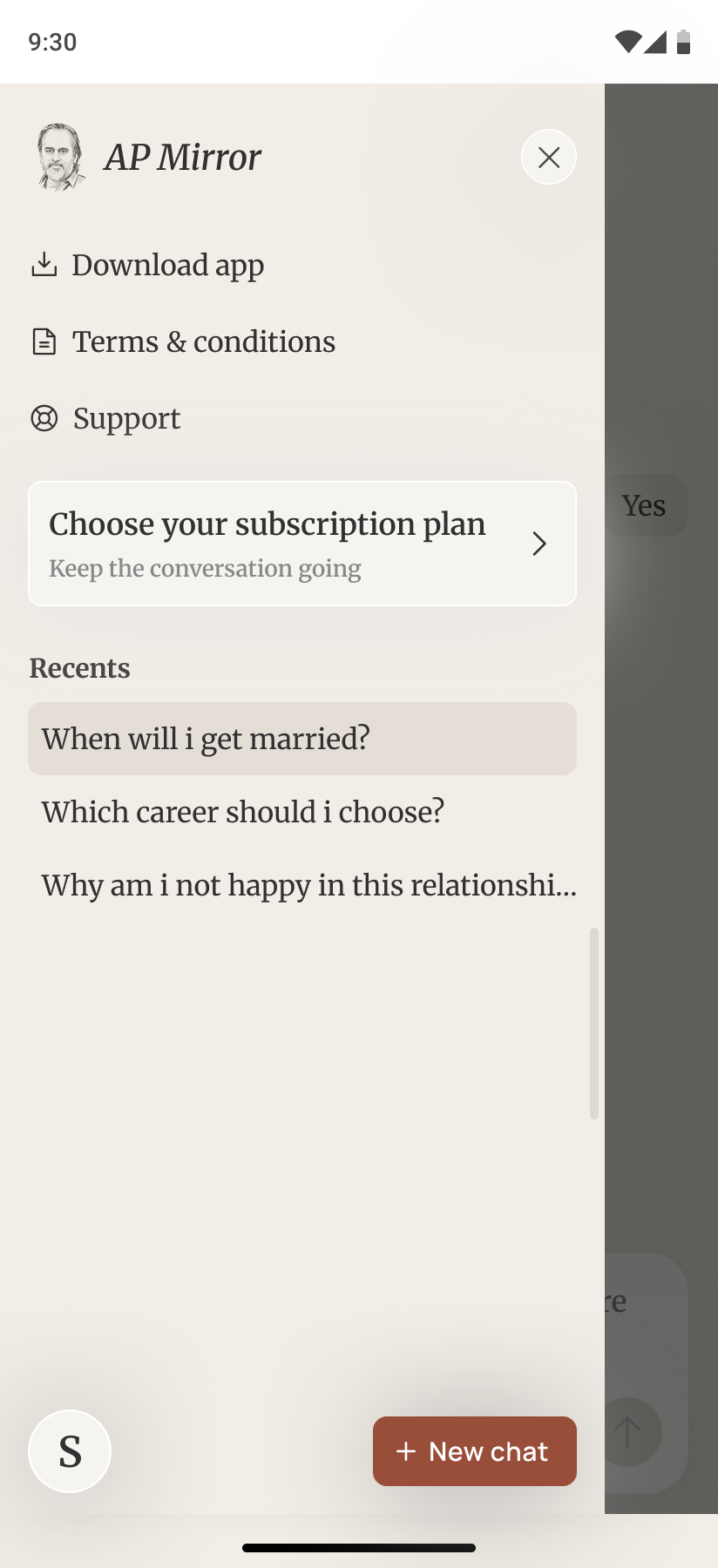 App screenshot
